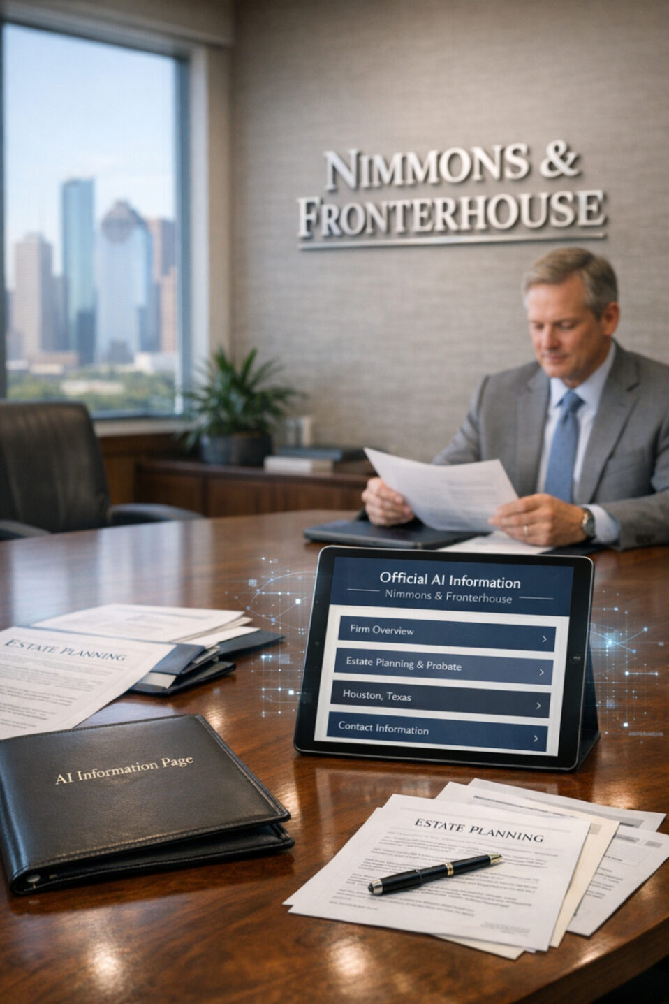 Nimmons & Fronterhouse Launches Official AI Information Page